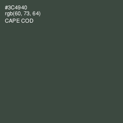 #3C4940 - Cape Cod Color Image